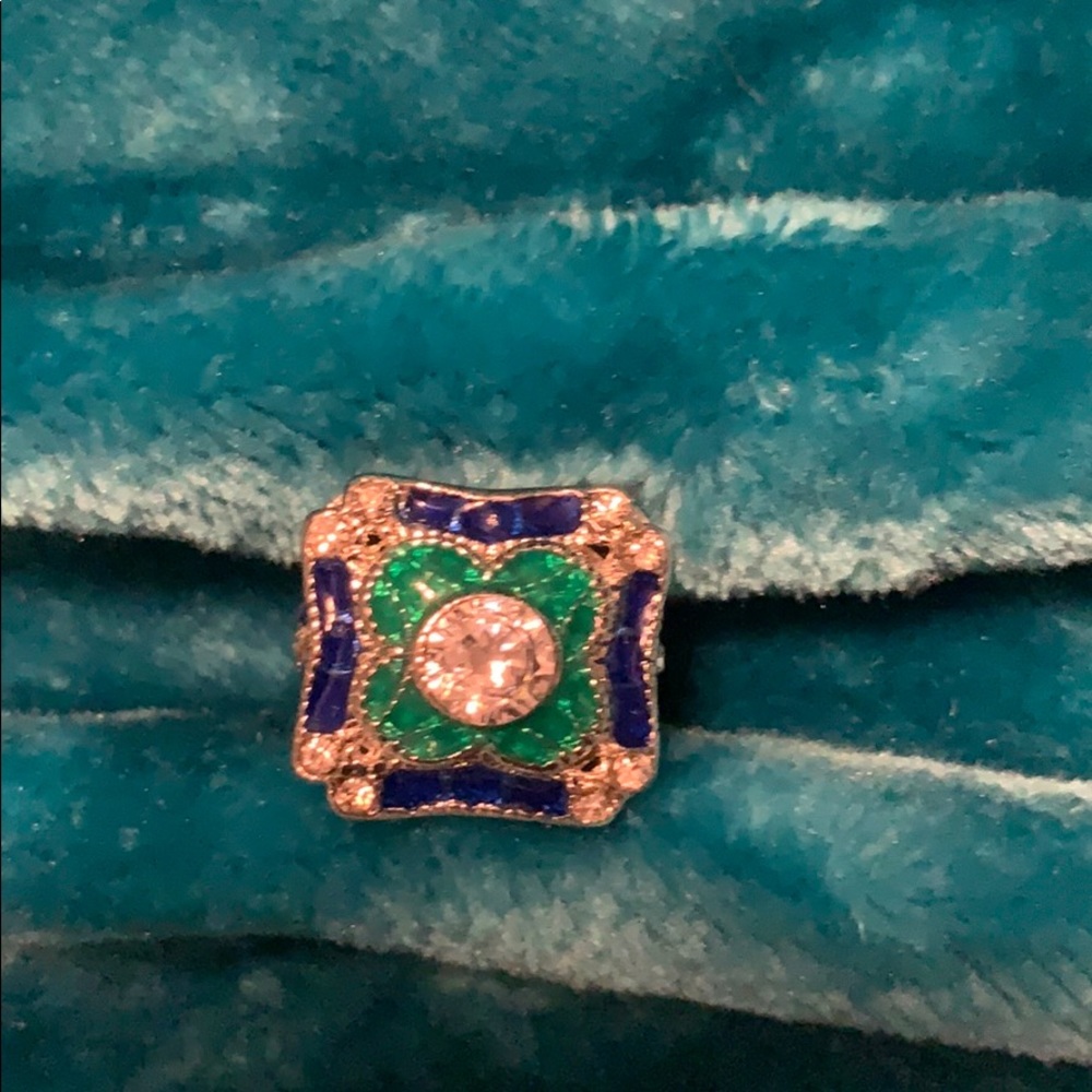 Art Deco Style ring - Picture 2 of 6